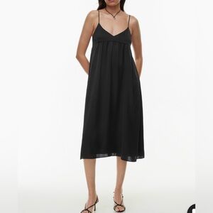 Aritzia Black Midi Dress